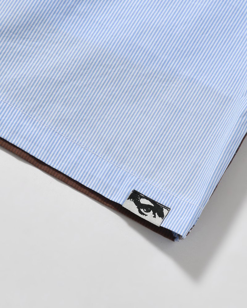 MECHANISM LS SHIRT -BLUE STRIPE-