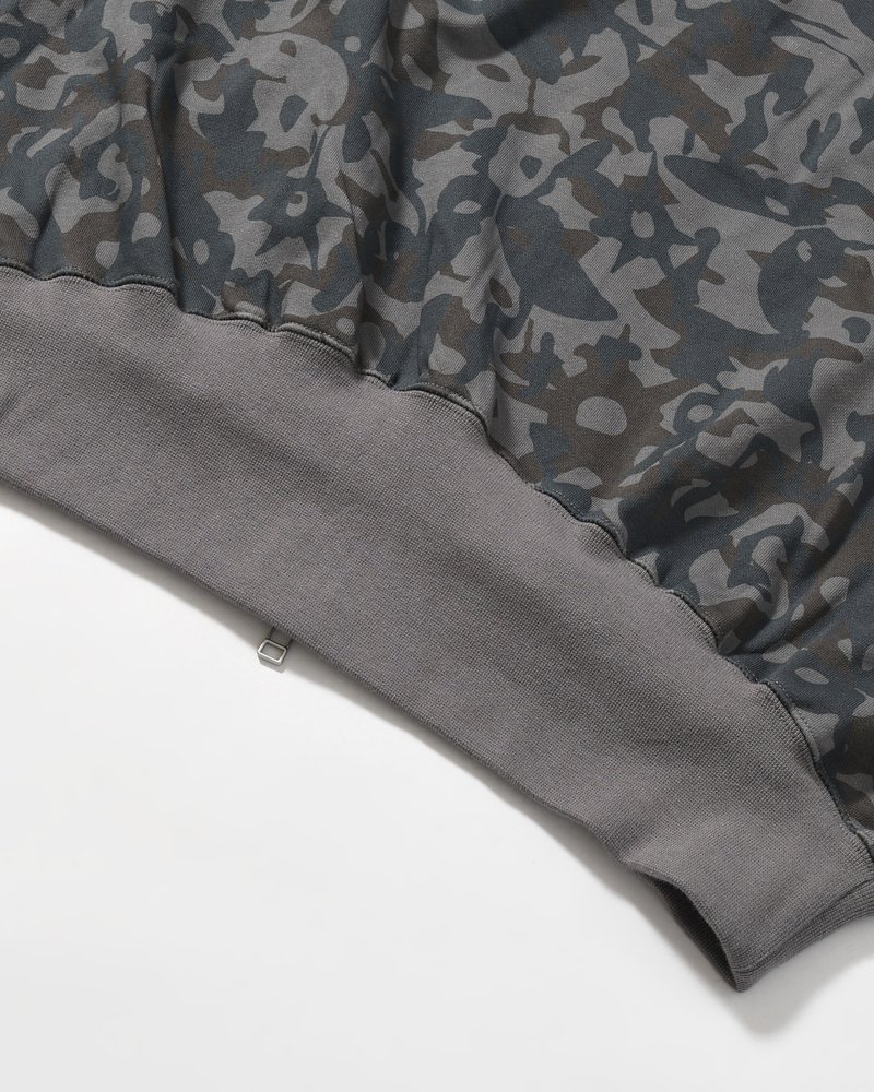 ABC FUR TRIM HOODED ZIP THRU SWEAT -ABC-