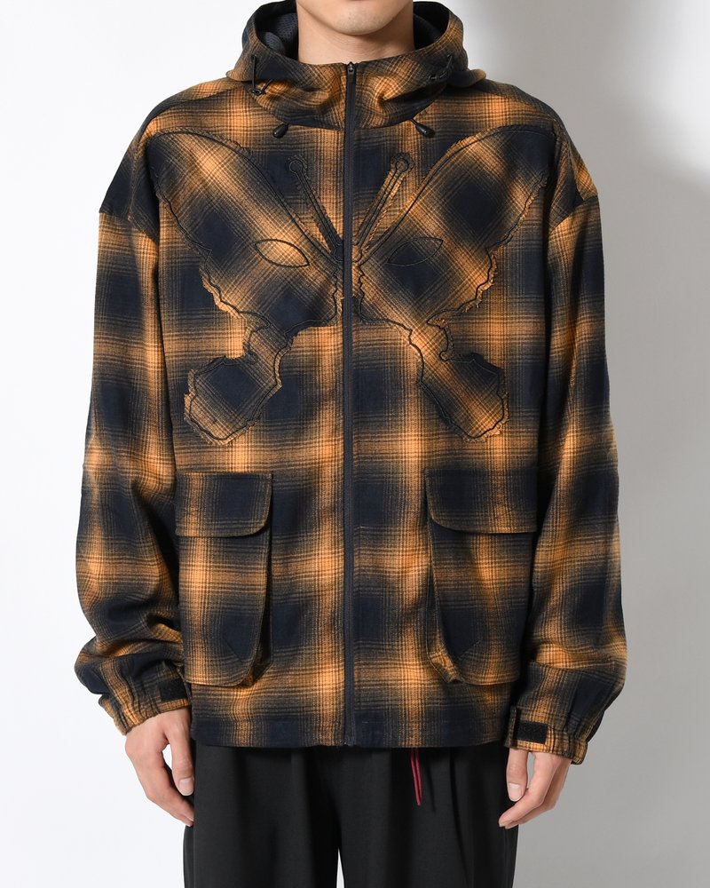 SOUTH COVE KOSMIC HOODED JACKET -CHECK-
