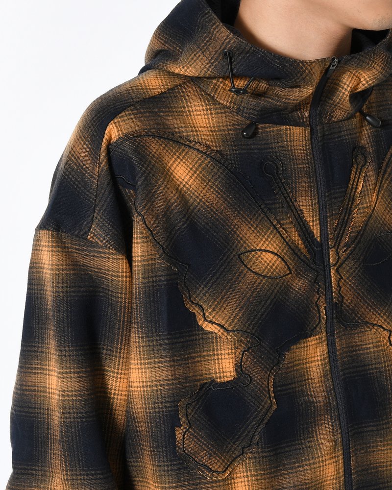 SOUTH COVE KOSMIC HOODED JACKET -CHECK-