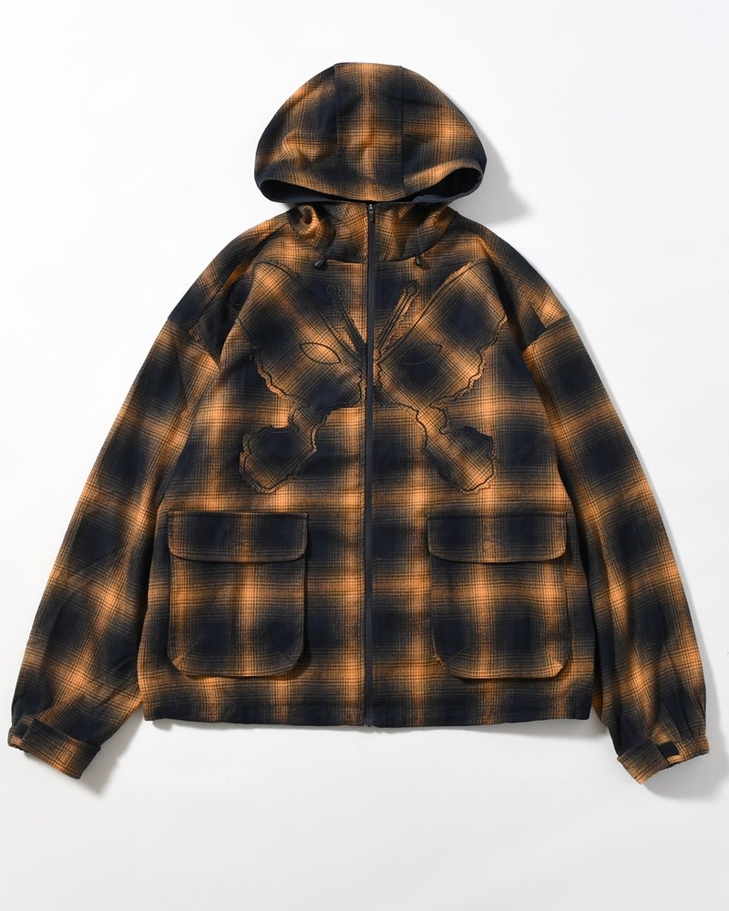 SOUTH COVE KOSMIC HOODED JACKET -CHECK-