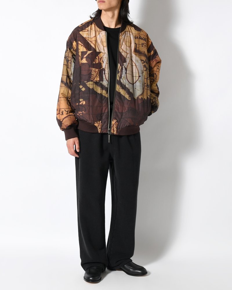 ADORNED REVERSIBLE BOMBER JACKET -DRABS-