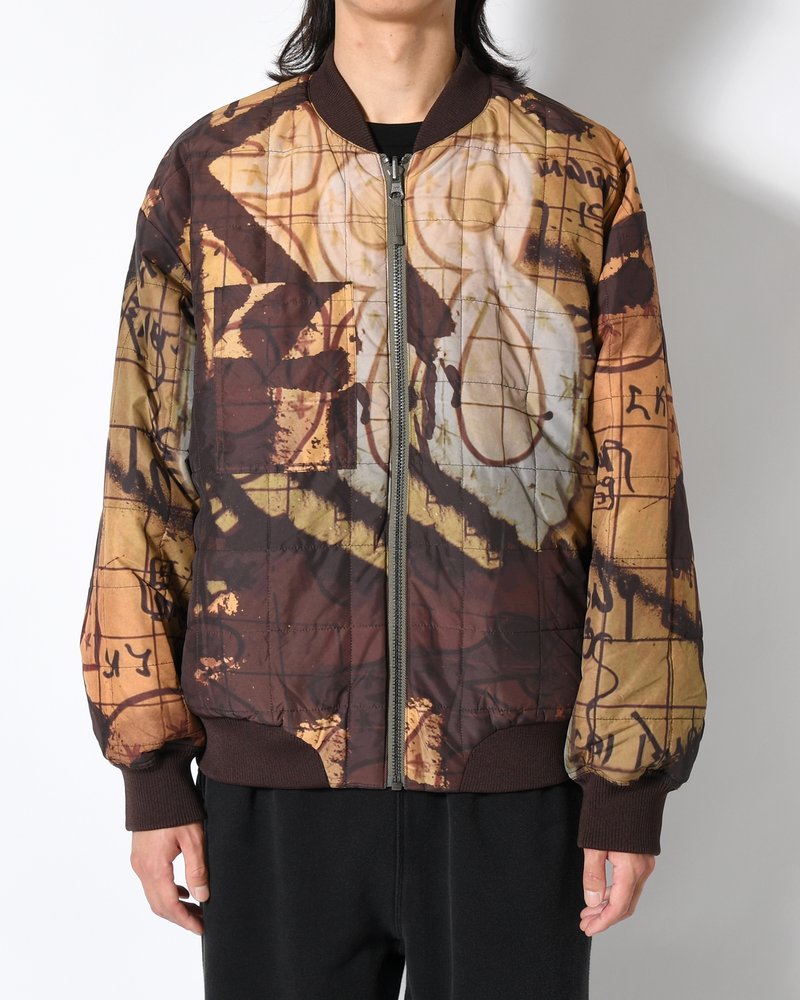 ADORNED REVERSIBLE BOMBER JACKET -DRABS-