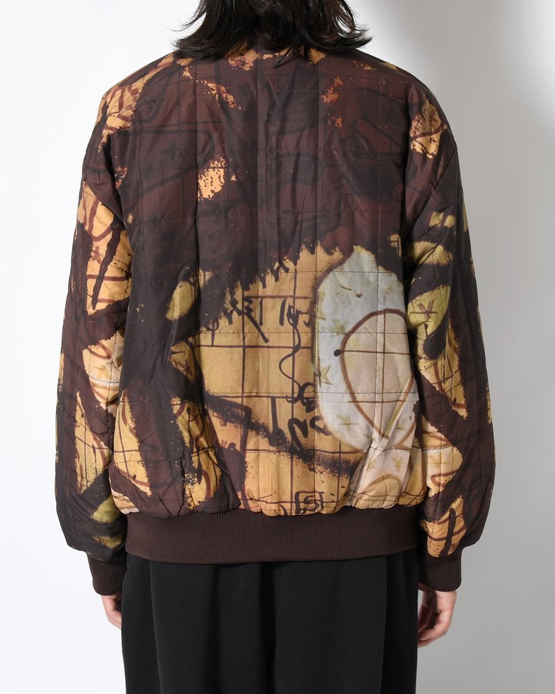 ADORNED REVERSIBLE BOMBER JACKET -DRABS-