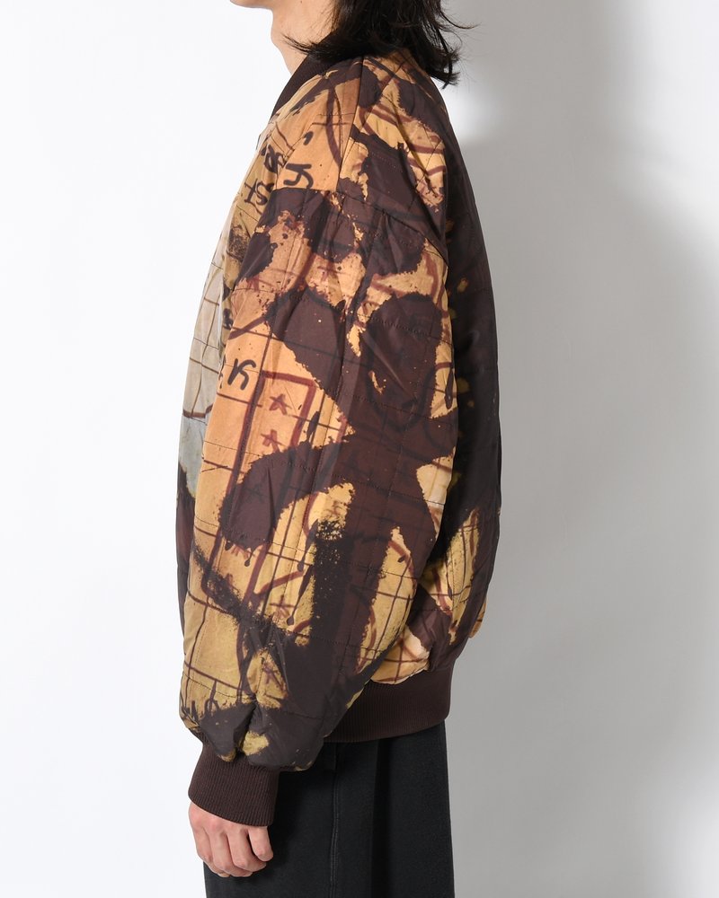 ADORNED REVERSIBLE BOMBER JACKET -DRABS-