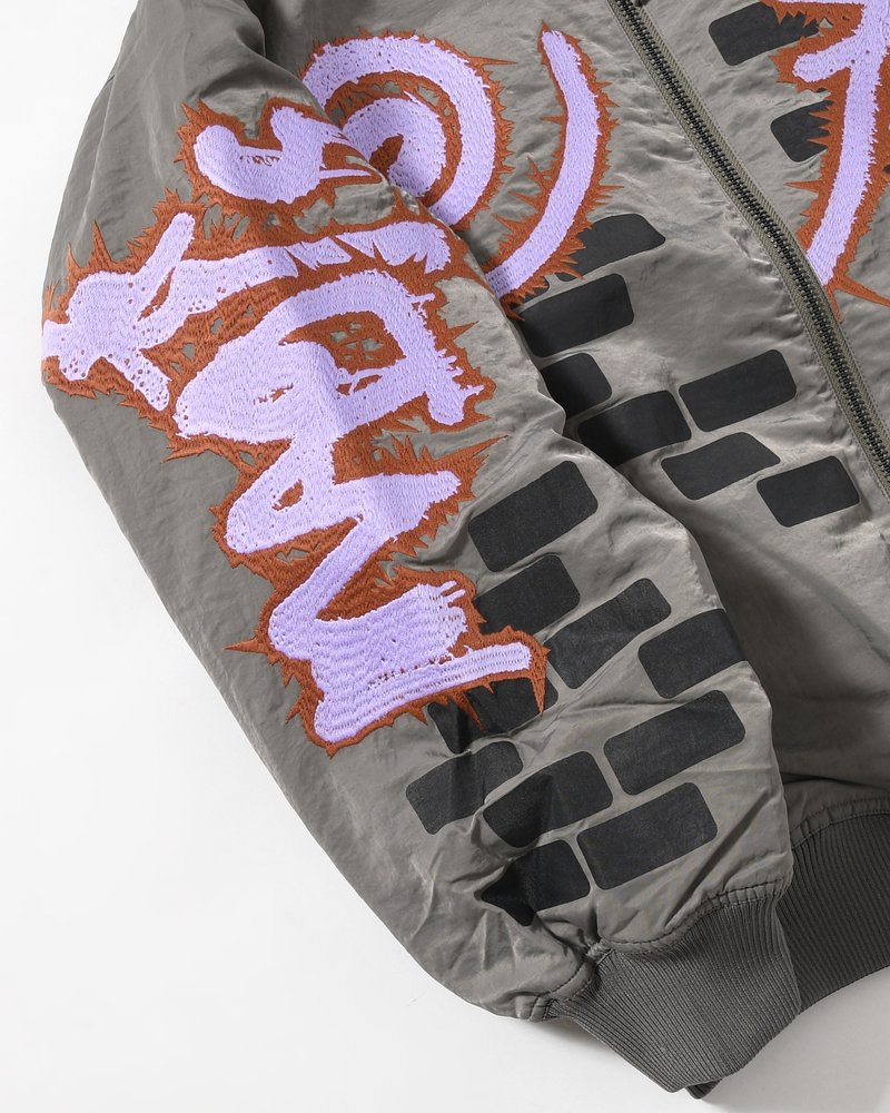 ADORNED REVERSIBLE BOMBER JACKET -DRABS-