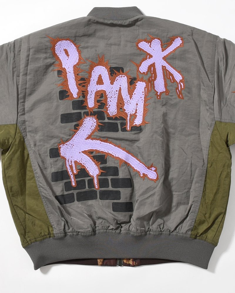 ADORNED REVERSIBLE BOMBER JACKET -DRABS-