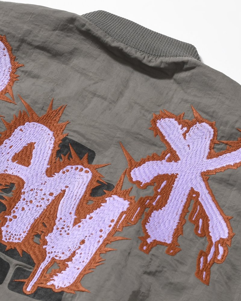 ADORNED REVERSIBLE BOMBER JACKET -DRABS-