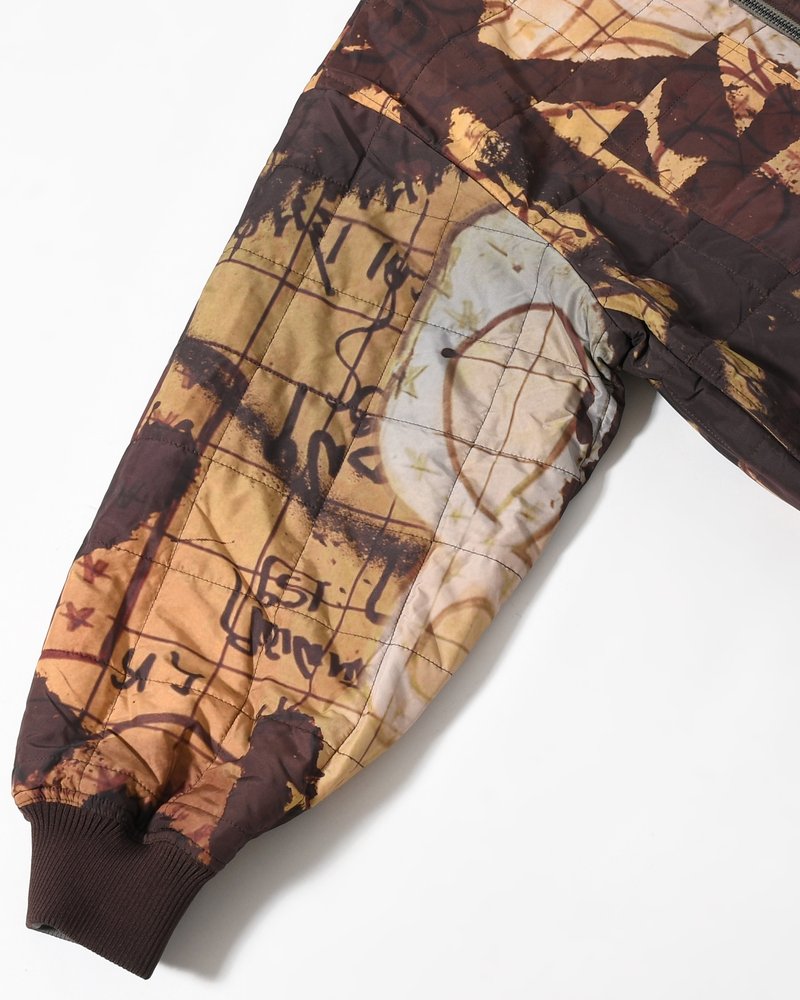 ADORNED REVERSIBLE BOMBER JACKET -DRABS-