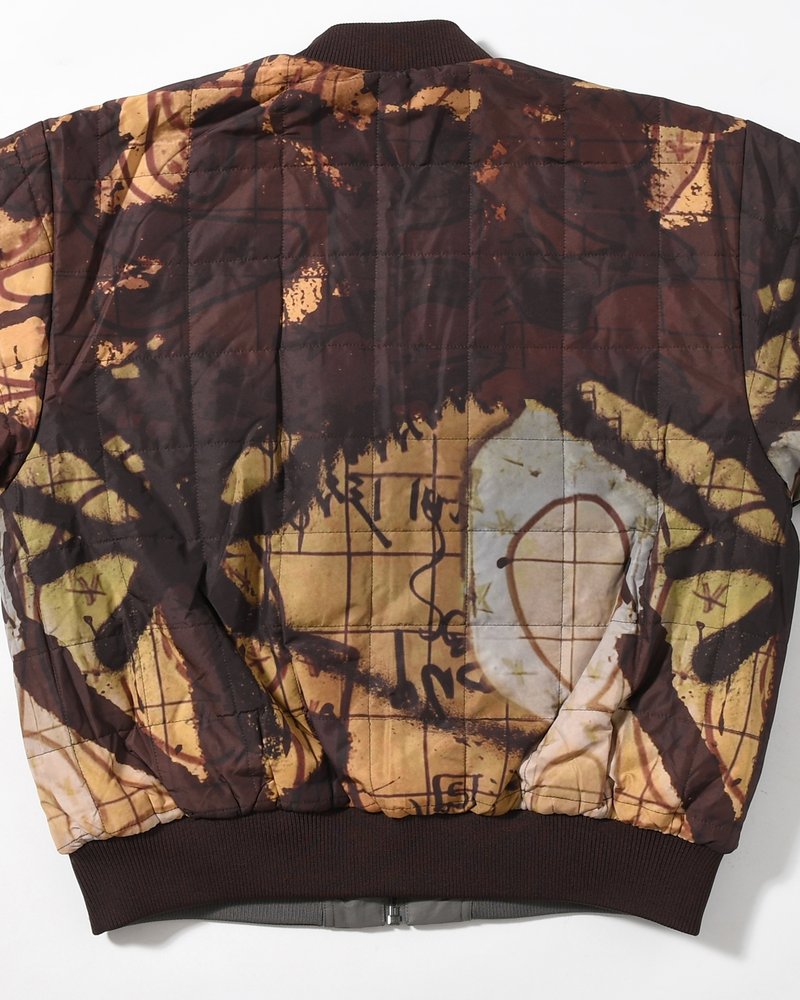 ADORNED REVERSIBLE BOMBER JACKET -DRABS-