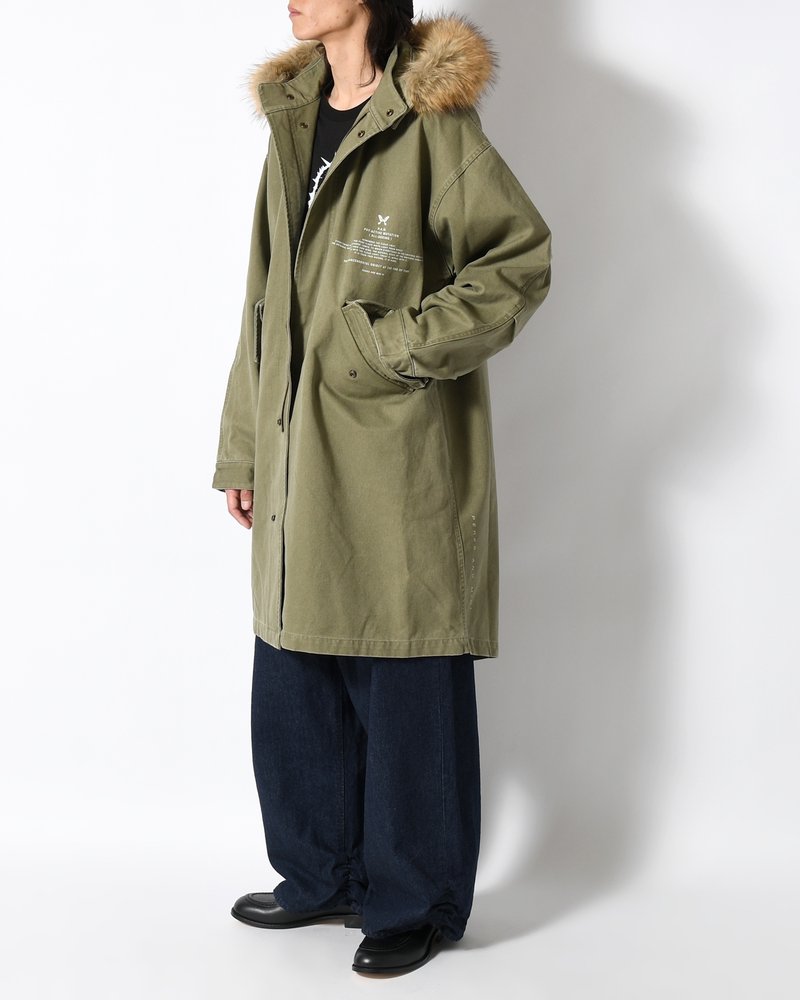TRUE NATURE FISHTAIL PARKA -KHAKI-