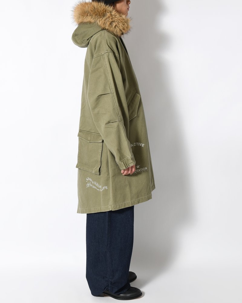 TRUE NATURE FISHTAIL PARKA -KHAKI-