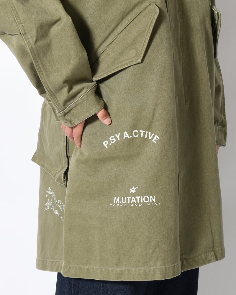 TRUE NATURE FISHTAIL PARKA -KHAKI-