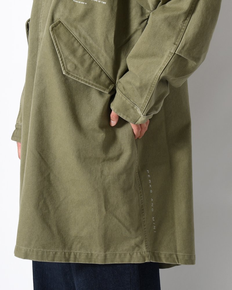 TRUE NATURE FISHTAIL PARKA -KHAKI-