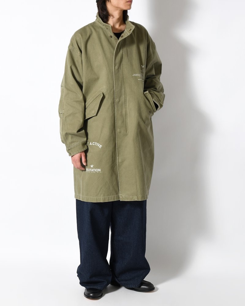 TRUE NATURE FISHTAIL PARKA -KHAKI-
