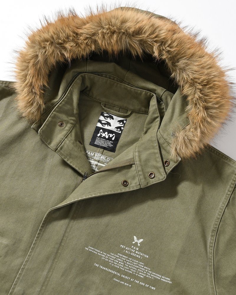 TRUE NATURE FISHTAIL PARKA -KHAKI-