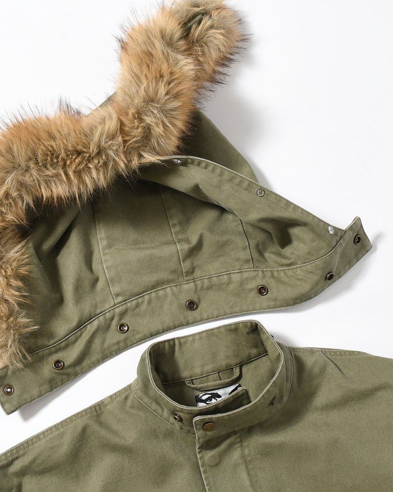 TRUE NATURE FISHTAIL PARKA -KHAKI-