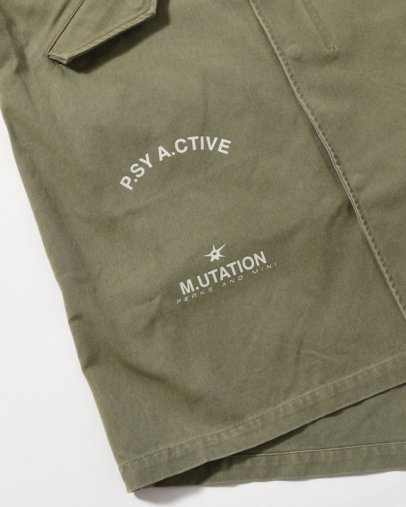 TRUE NATURE FISHTAIL PARKA -KHAKI-