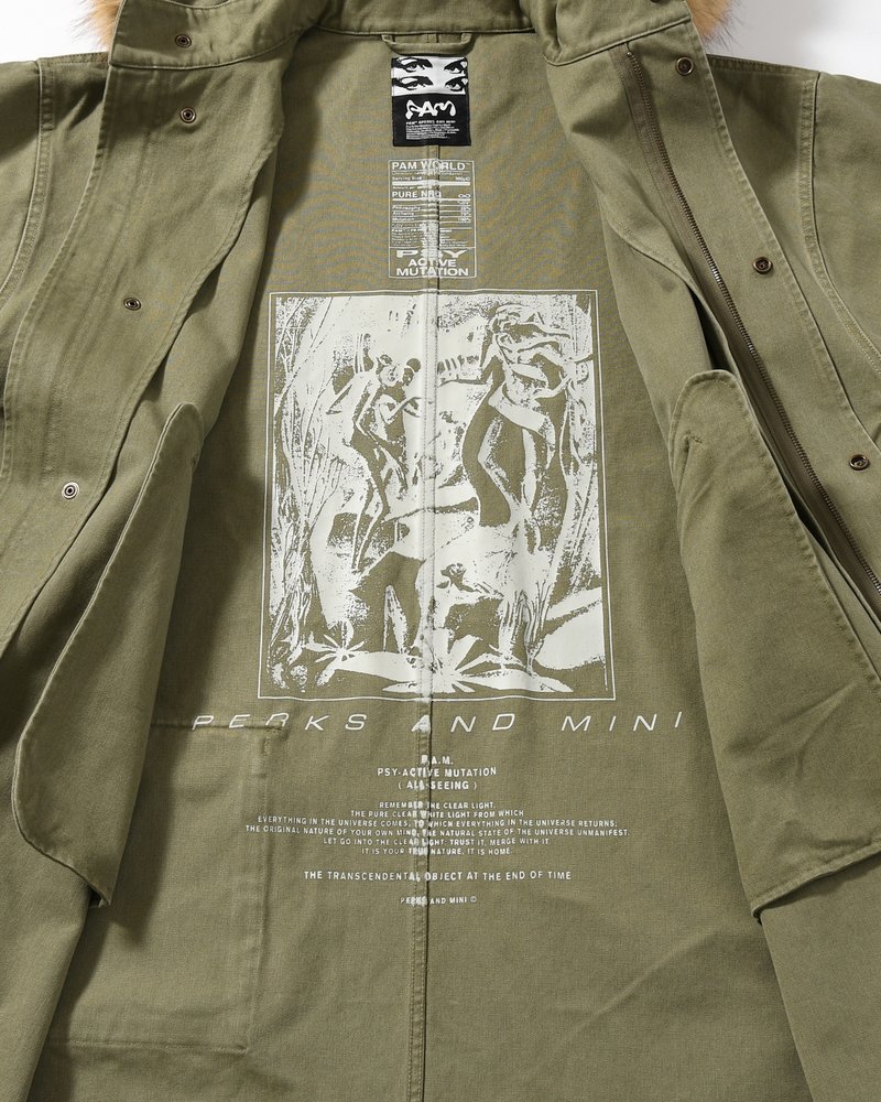 TRUE NATURE FISHTAIL PARKA -KHAKI-