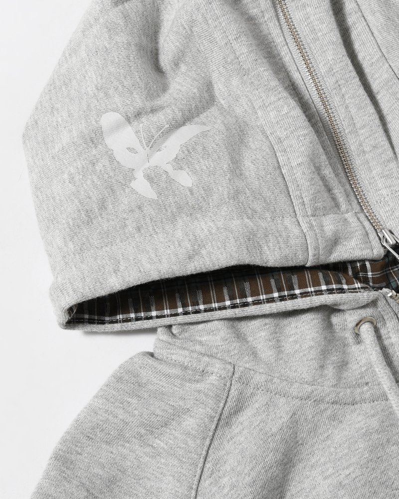 FLUTTER BOARD ZIP THRU (Women) -GREY/MARLE-