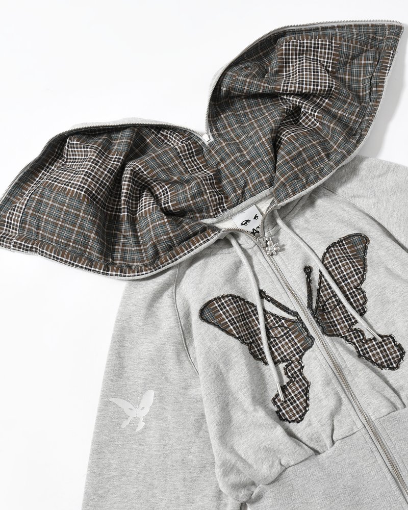 FLUTTER BOARD ZIP THRU (Women) -GREY/MARLE-