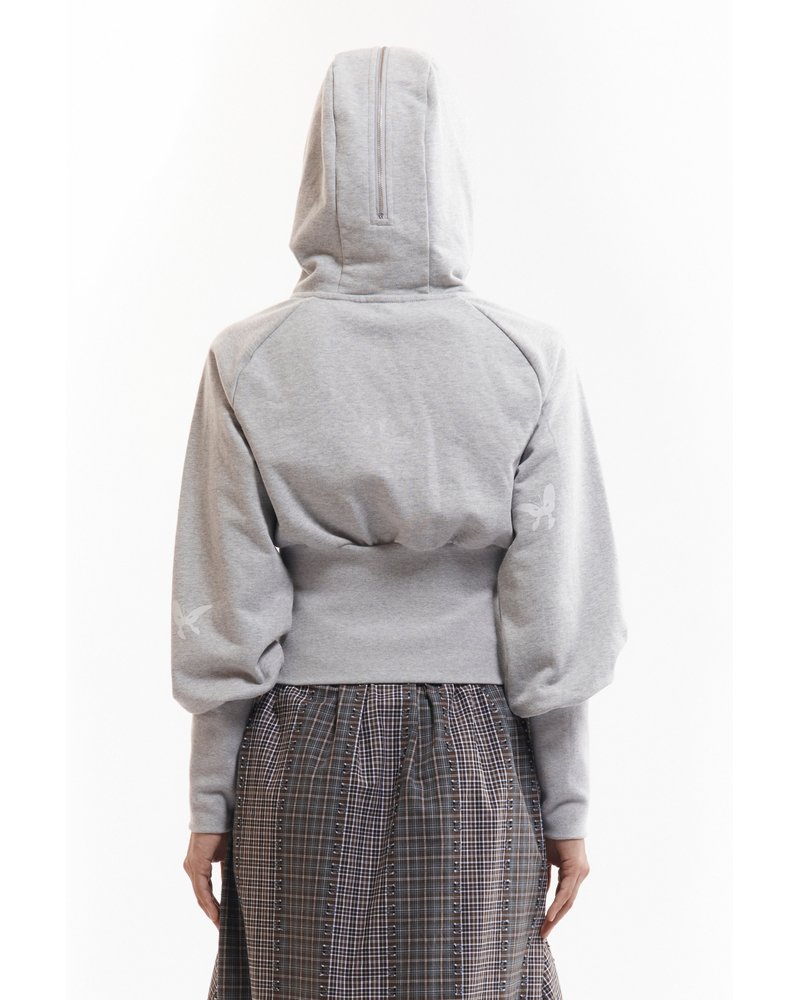 FLUTTER BOARD ZIP THRU (Women) -GREY/MARLE-