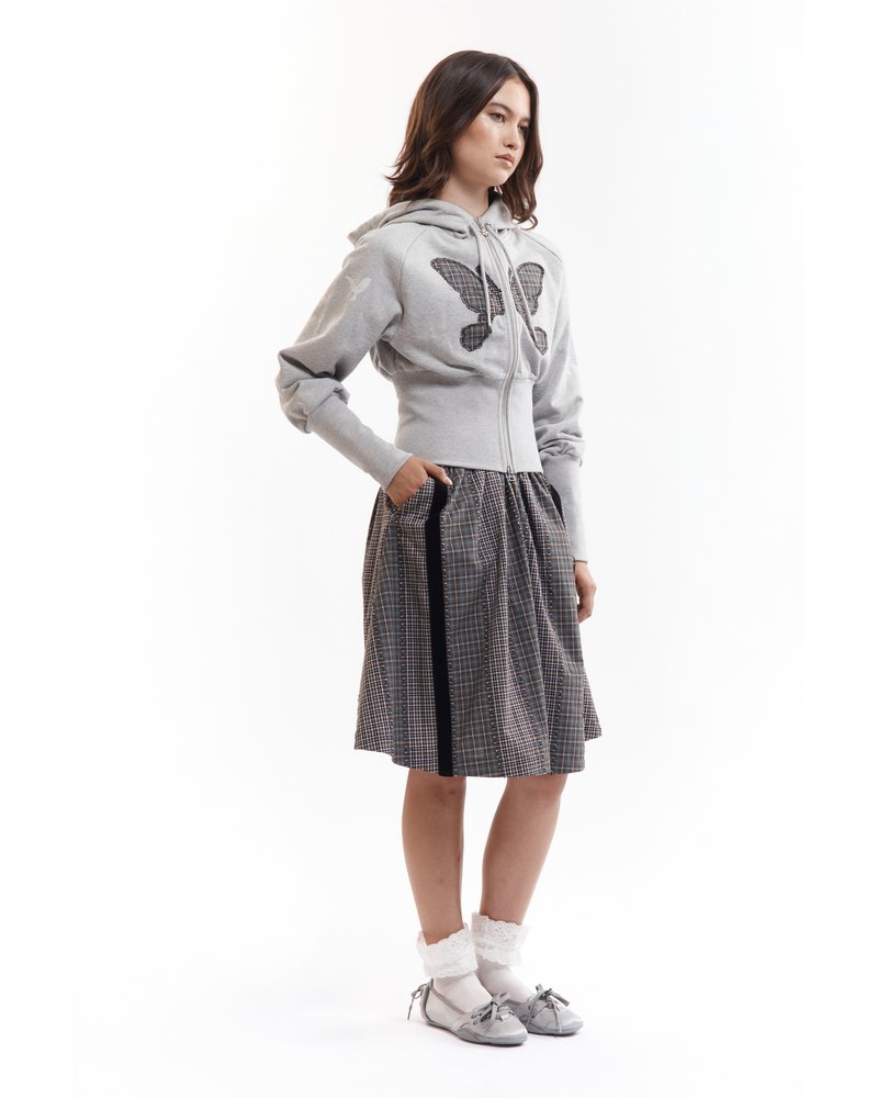 FLUTTER BOARD ZIP THRU (Women) -GREY/MARLE-