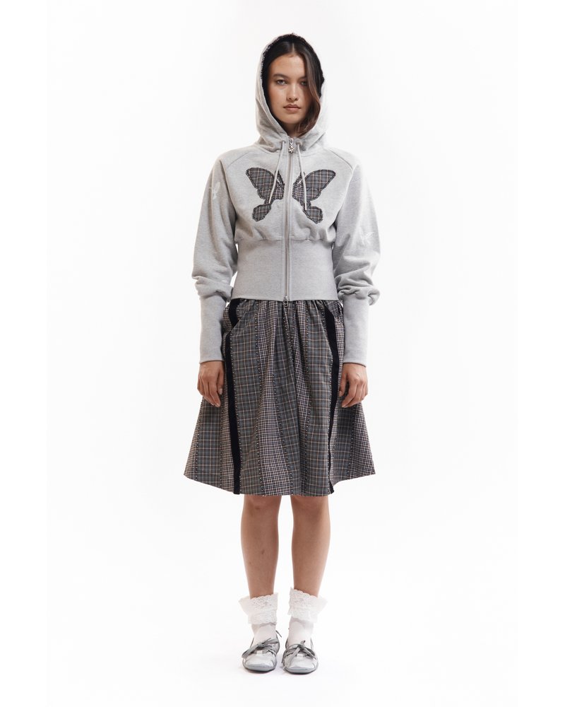 FLUTTER BOARD ZIP THRU (Women) -GREY/MARLE-