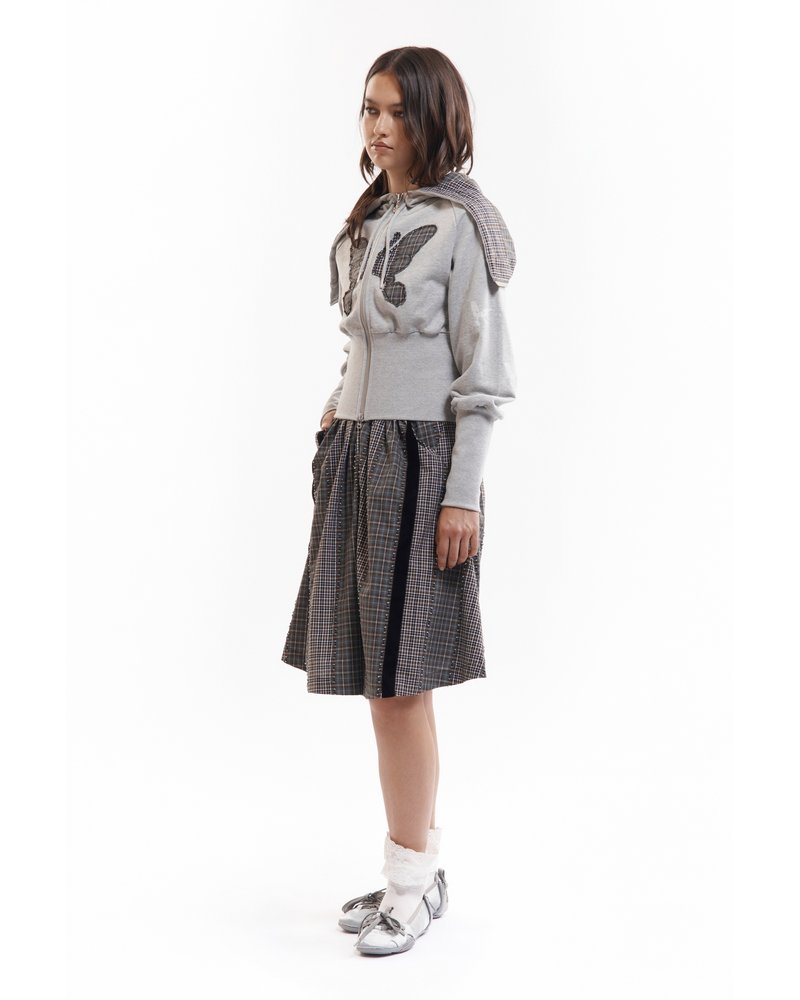 FLUTTER BOARD ZIP THRU (Women) -GREY/MARLE-
