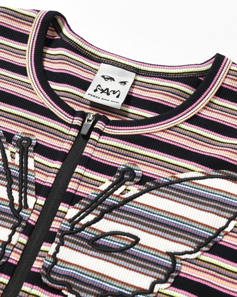 LINE WALK STRIPED CARDIGAN (Women) -ALL SORTS STRIPE-