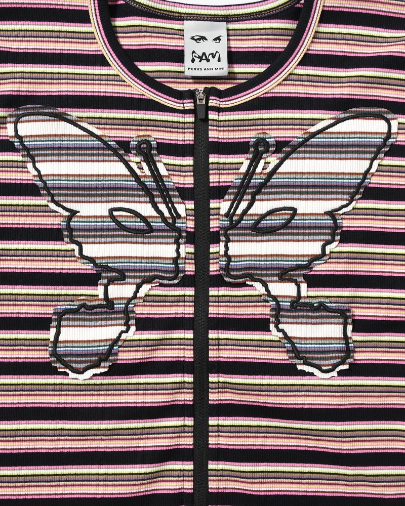 LINE WALK STRIPED CARDIGAN (Women) -ALL SORTS STRIPE-