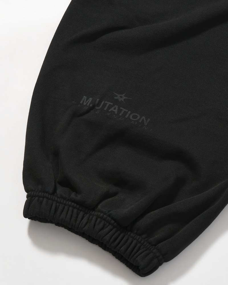 DECAL SWEATPANT -BLACK WASH-