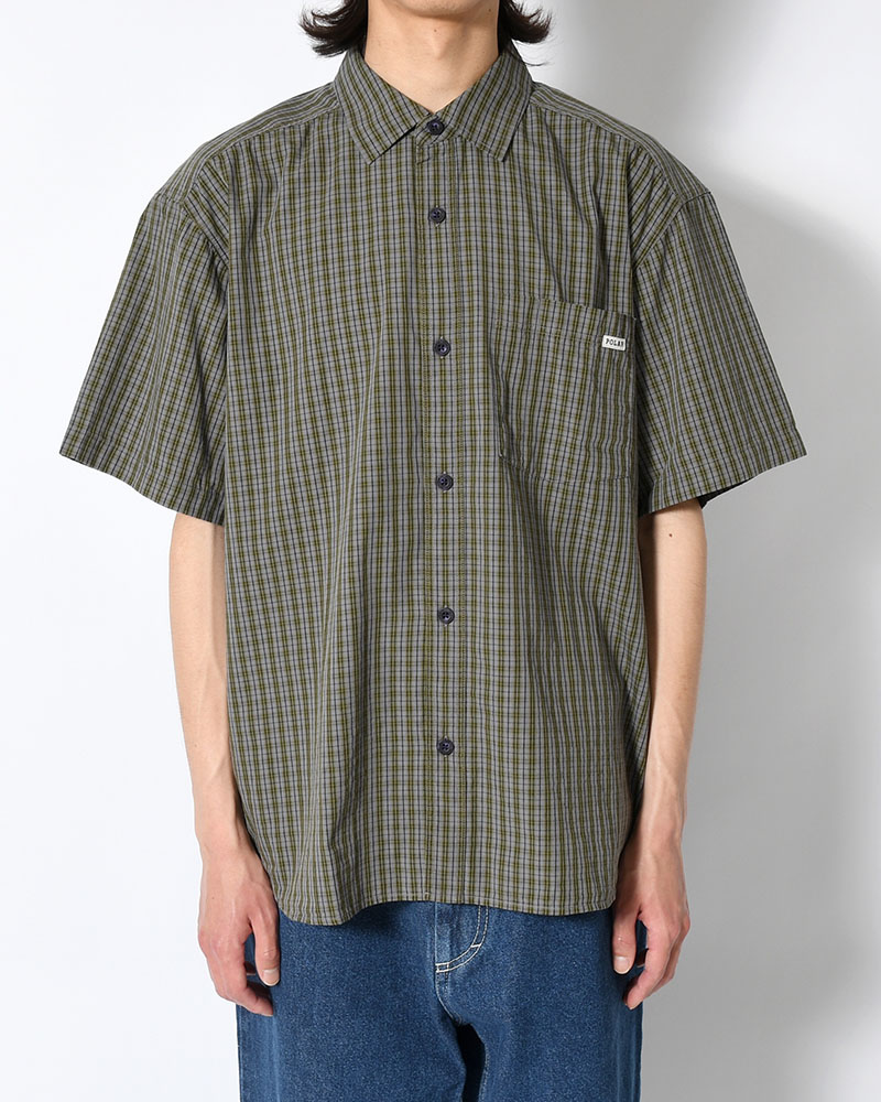 MITCHELL SHIRT -BLACK/GREEN-