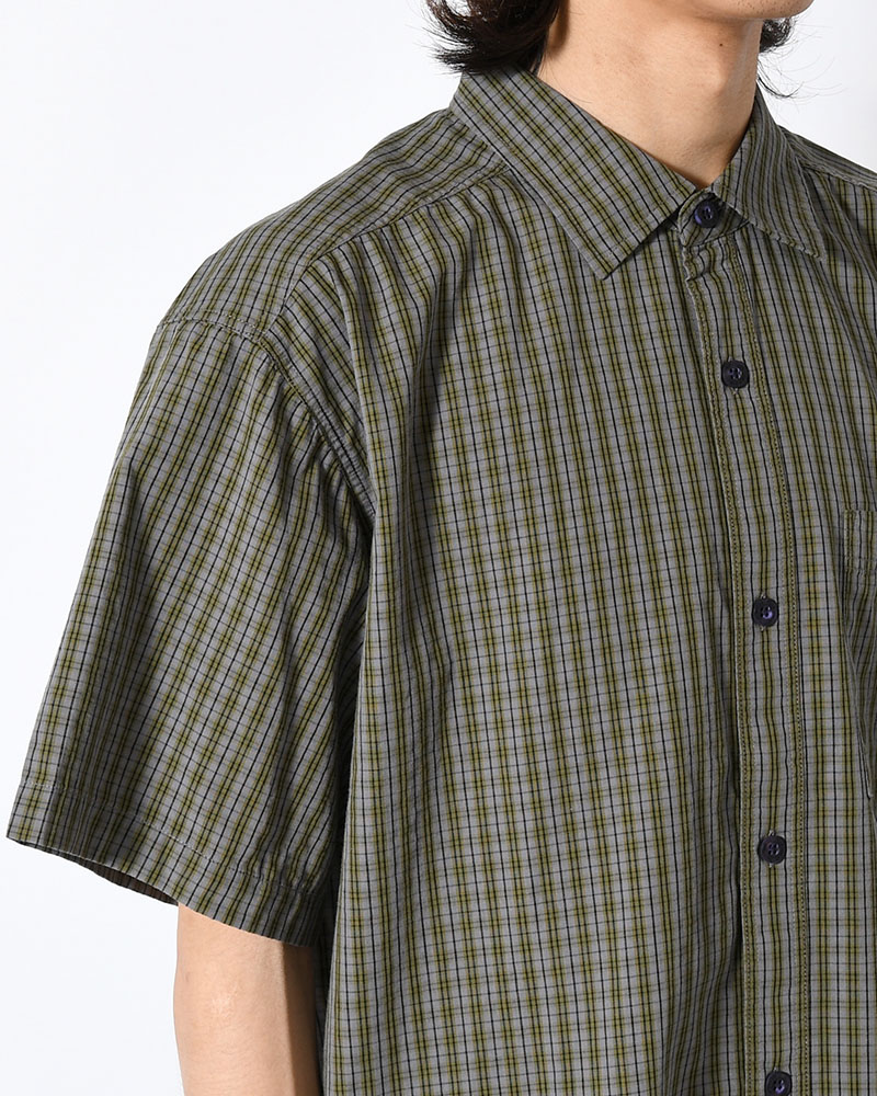 MITCHELL SHIRT -BLACK/GREEN-