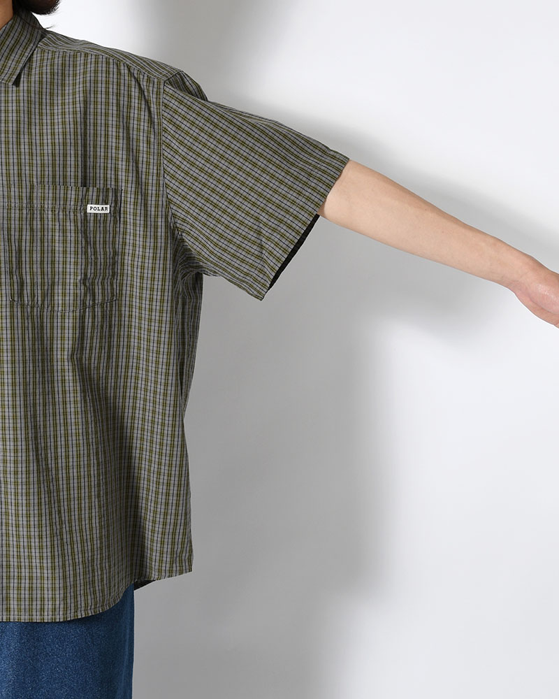MITCHELL SHIRT -BLACK/GREEN-