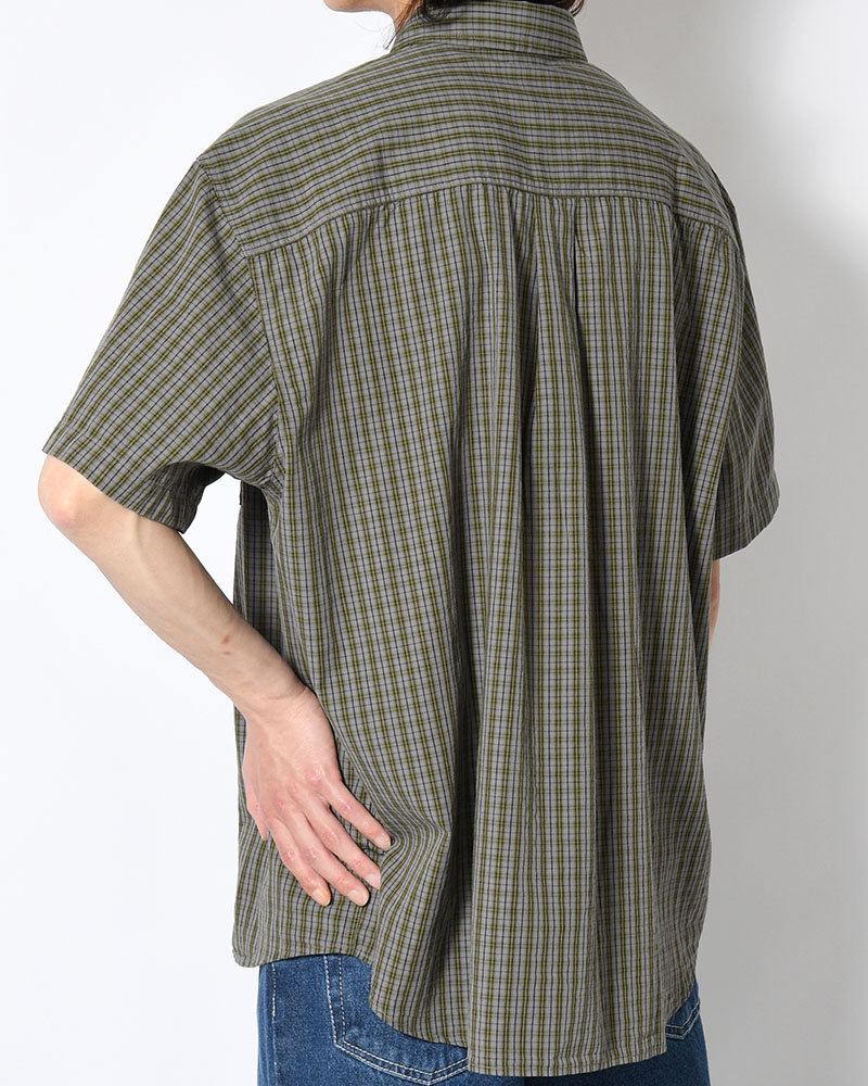 MITCHELL SHIRT -BLACK/GREEN-