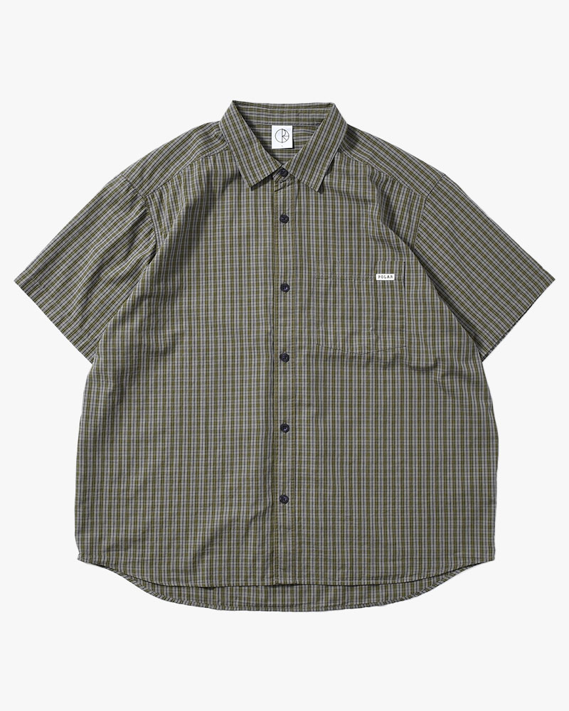 MITCHELL SHIRT -BLACK/GREEN-