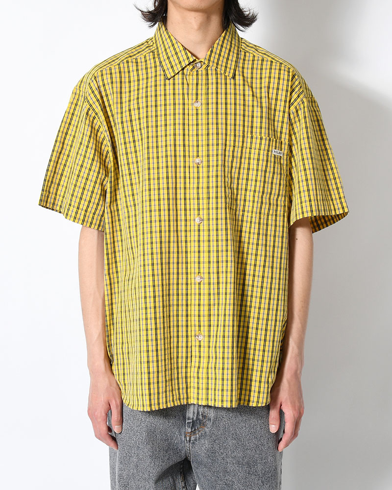 MITCHELL SHIRT -LEMON/BLACK-