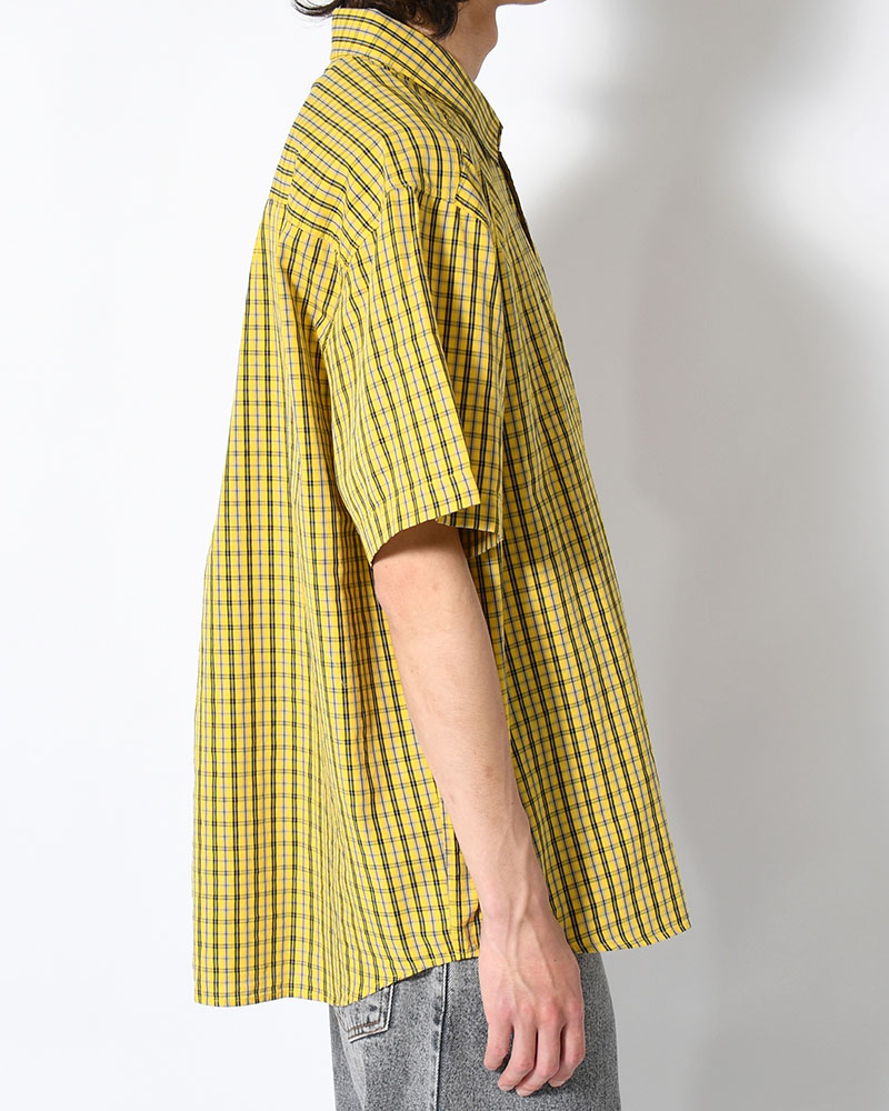 MITCHELL SHIRT -LEMON/BLACK-