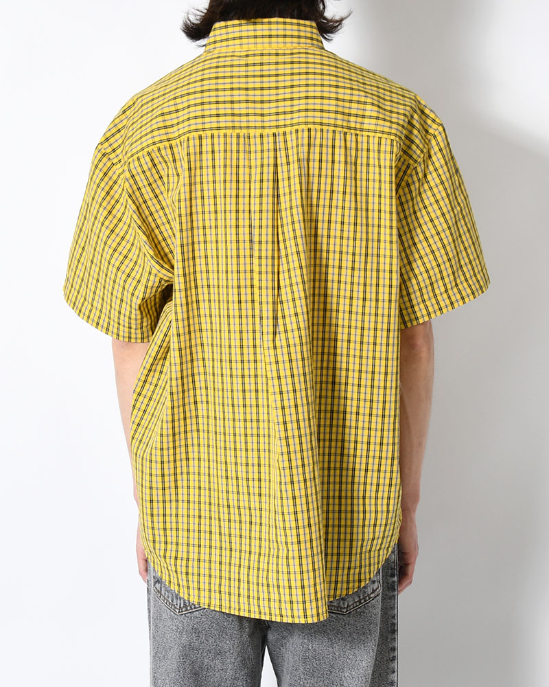 MITCHELL SHIRT -LEMON/BLACK-