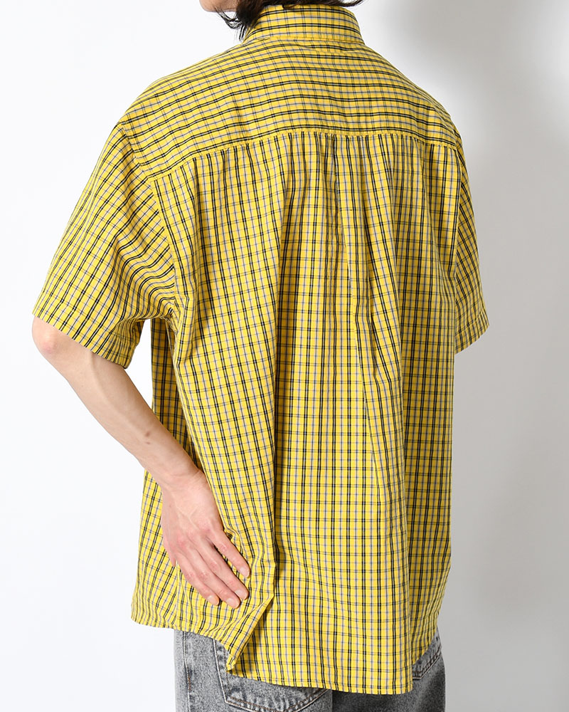 MITCHELL SHIRT -LEMON/BLACK-