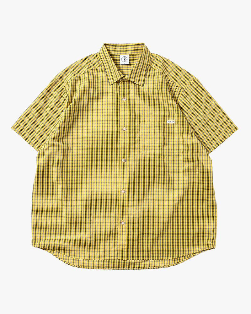 MITCHELL SHIRT -LEMON/BLACK-