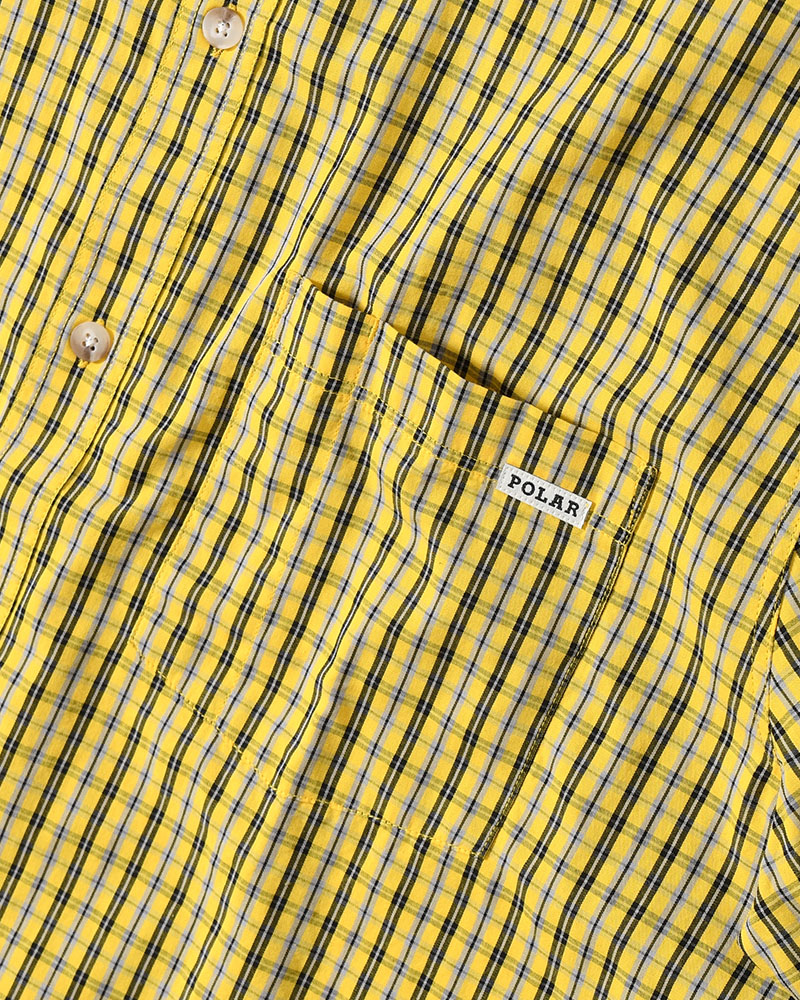 MITCHELL SHIRT -LEMON/BLACK-