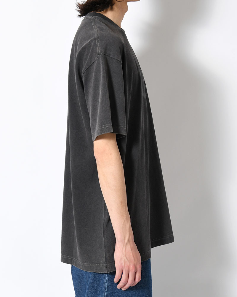 TEE METAL LOGO -SILVER BLACK-