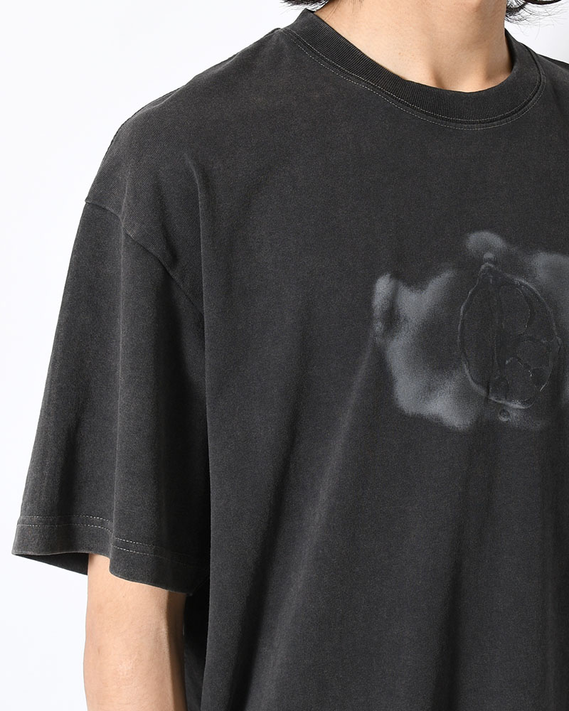 TEE METAL LOGO -SILVER BLACK-