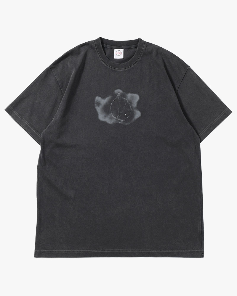 TEE METAL LOGO -SILVER BLACK-