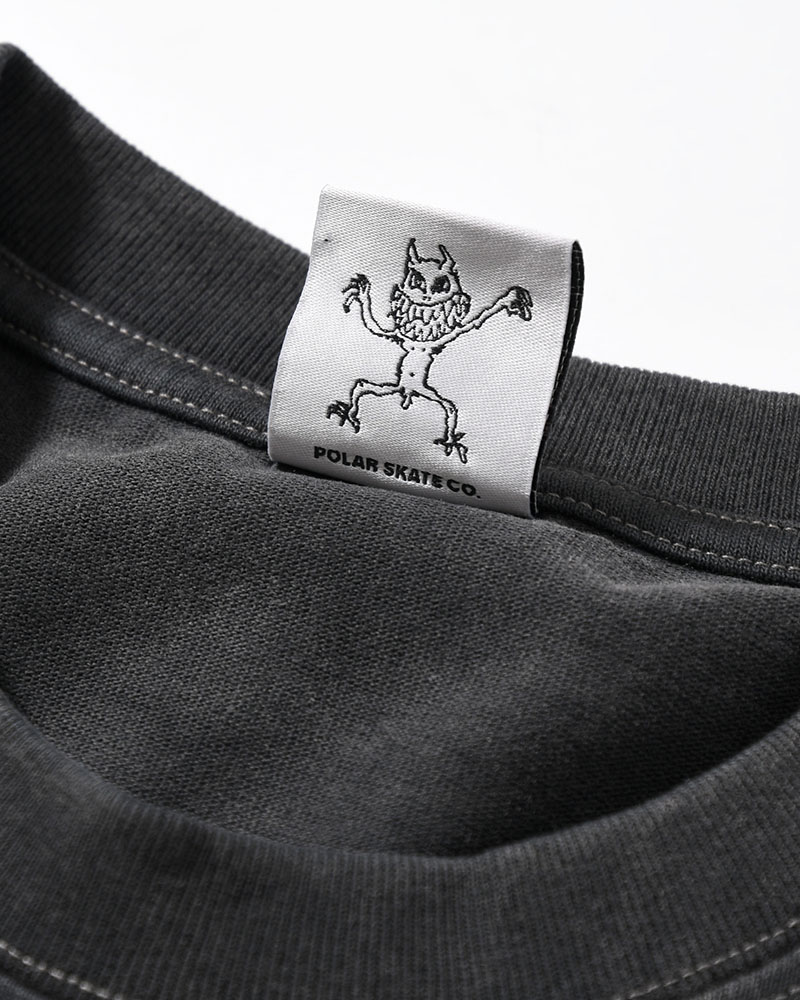 TEE METAL LOGO -SILVER BLACK-