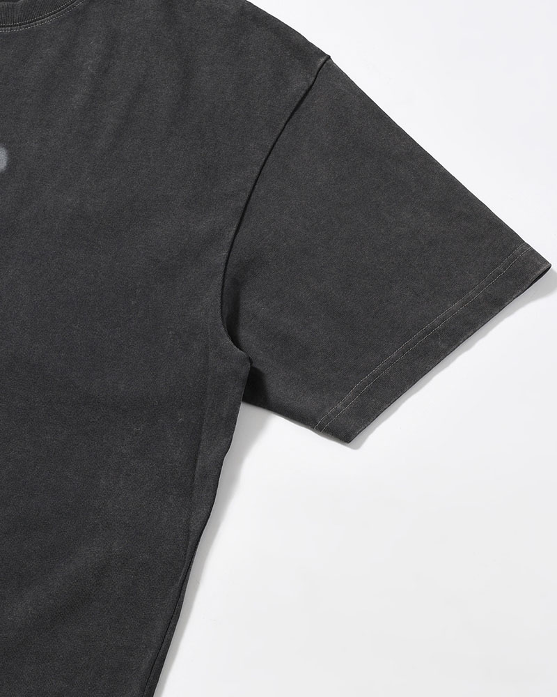 TEE METAL LOGO -SILVER BLACK-
