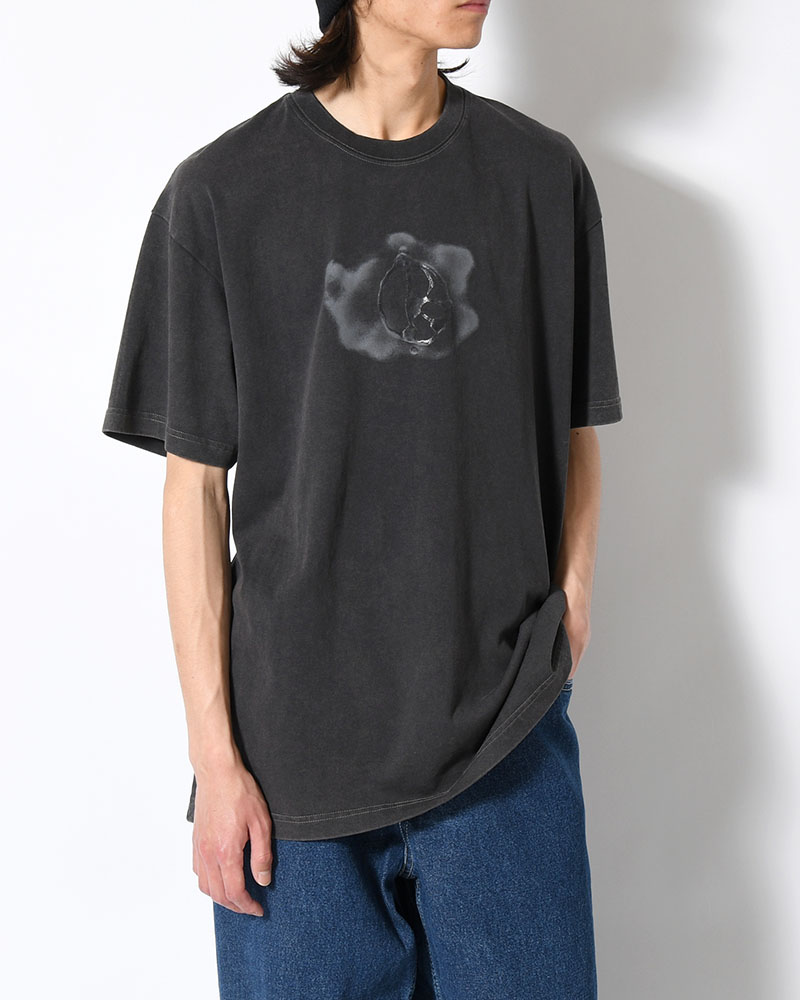 TEE METAL LOGO -SILVER BLACK-