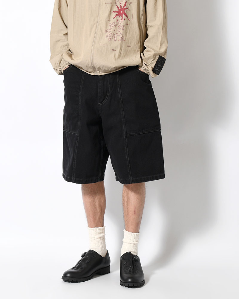 JIRO SHORTS -AGED BLACK-